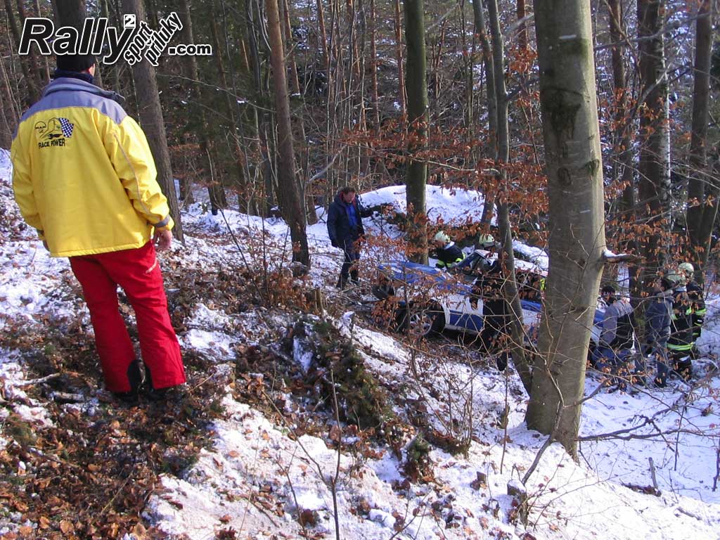 Havárie na Jänner rally 2008